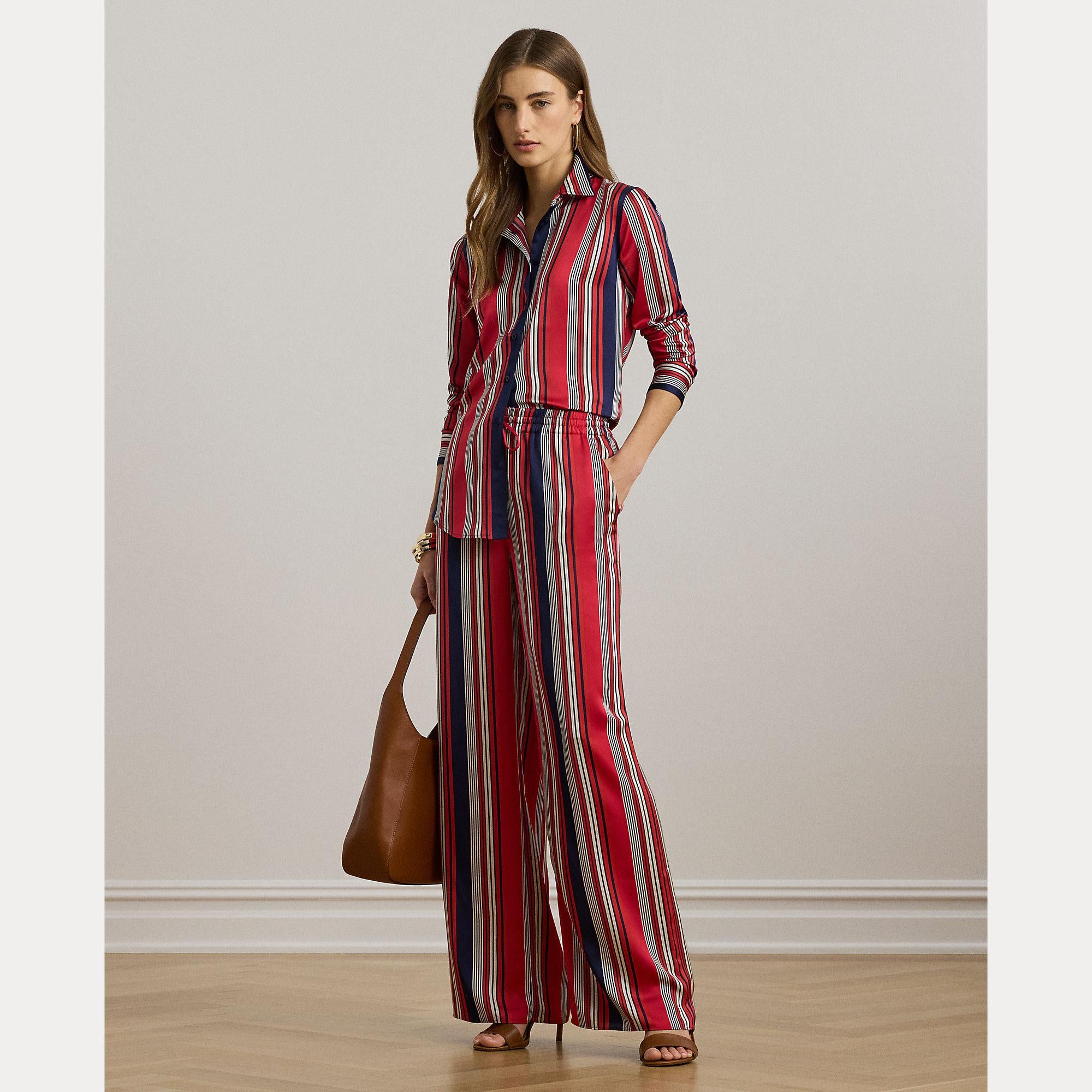 camicia charmeuse a righe 200-957053 001 LAUREN RALPH LAUREN 