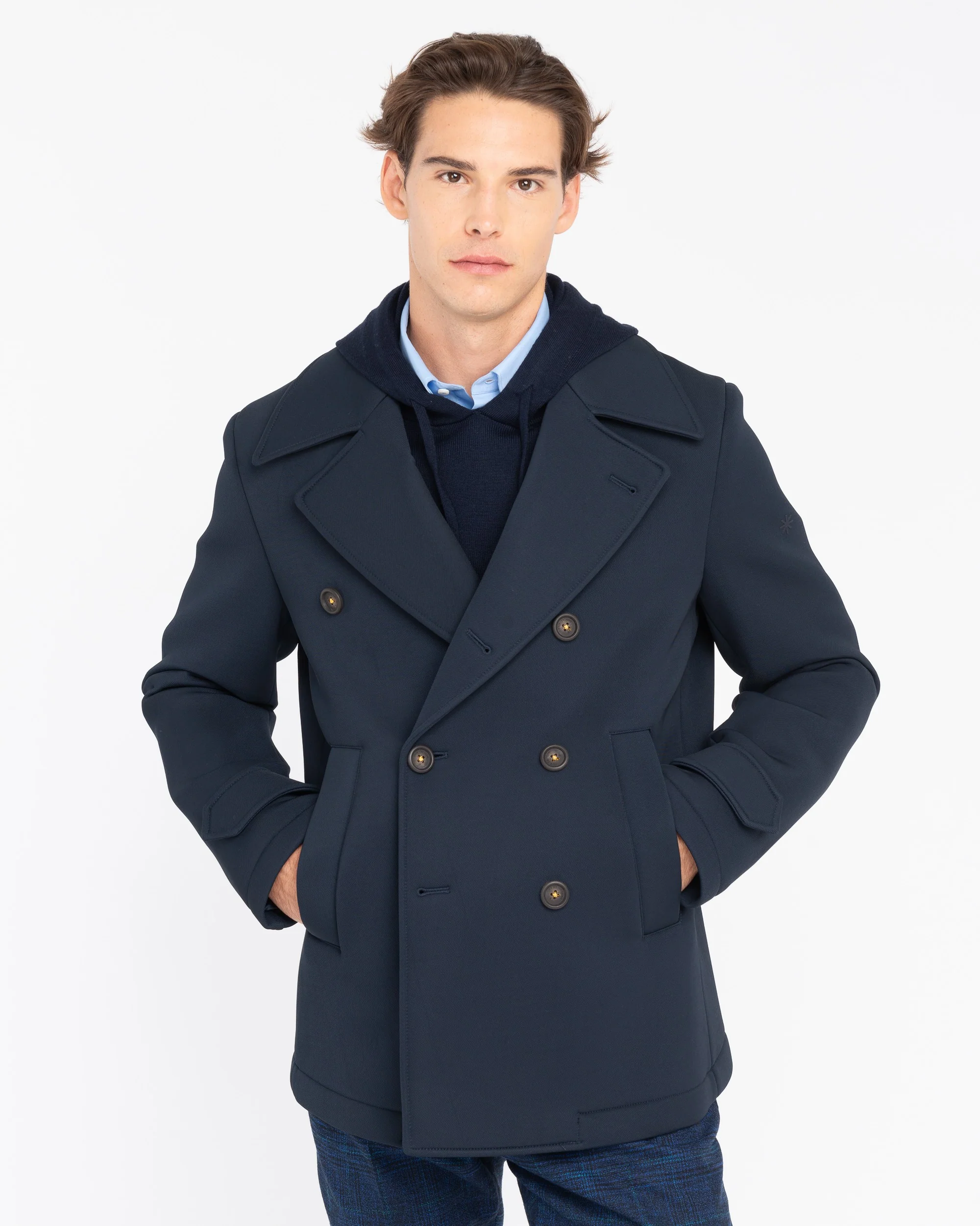 peacoat in jersey tecnico 3732H8428C 243921 89 MANUEL RITZ 