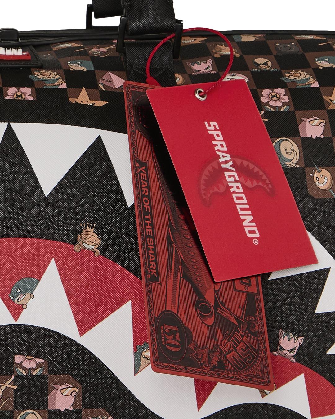 borsone peeking characters remix duffle 910D8906 NSZ SPRAYGROUND 