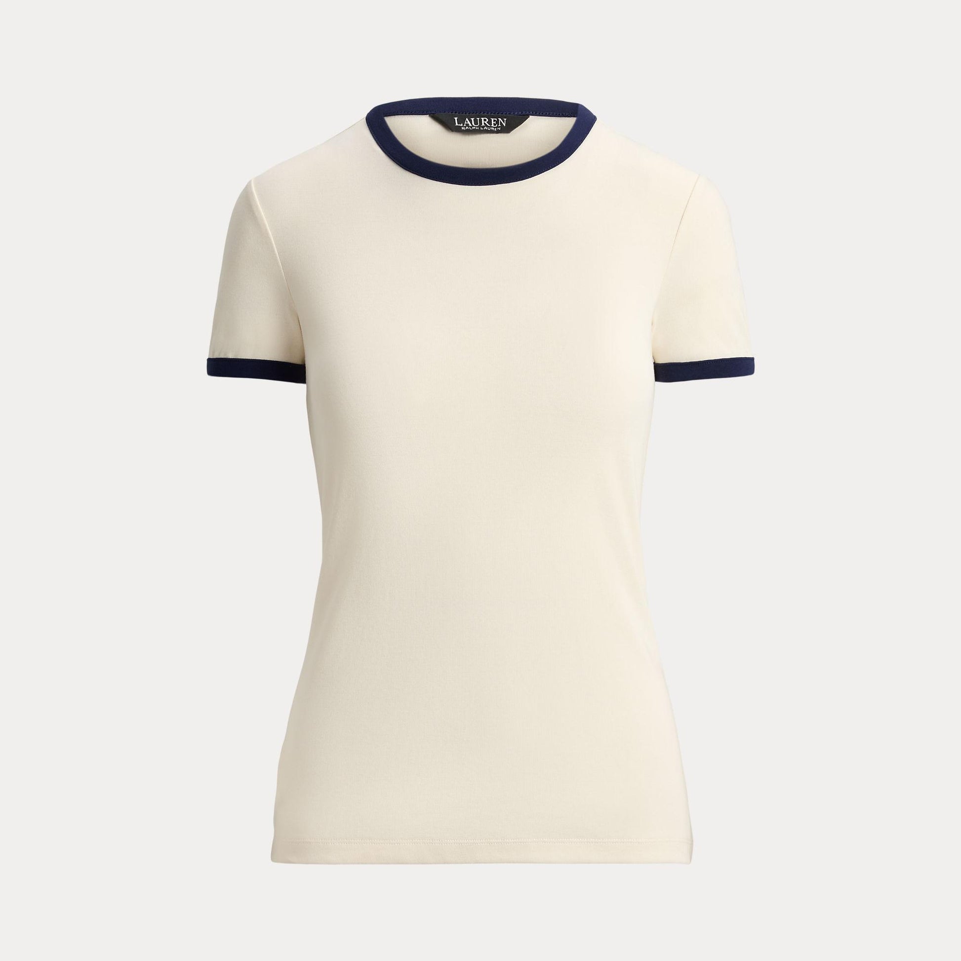 t-shirt bicolor in cotone 200-P09077 002 LAUREN RALPH LAUREN 