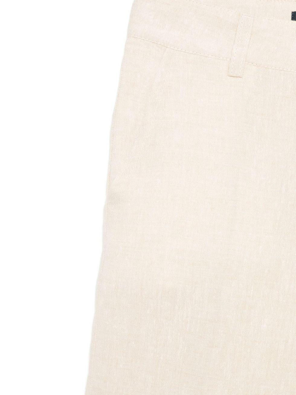 shorts con logo retro FY6P99 I0318 109 BEIGE FAY 