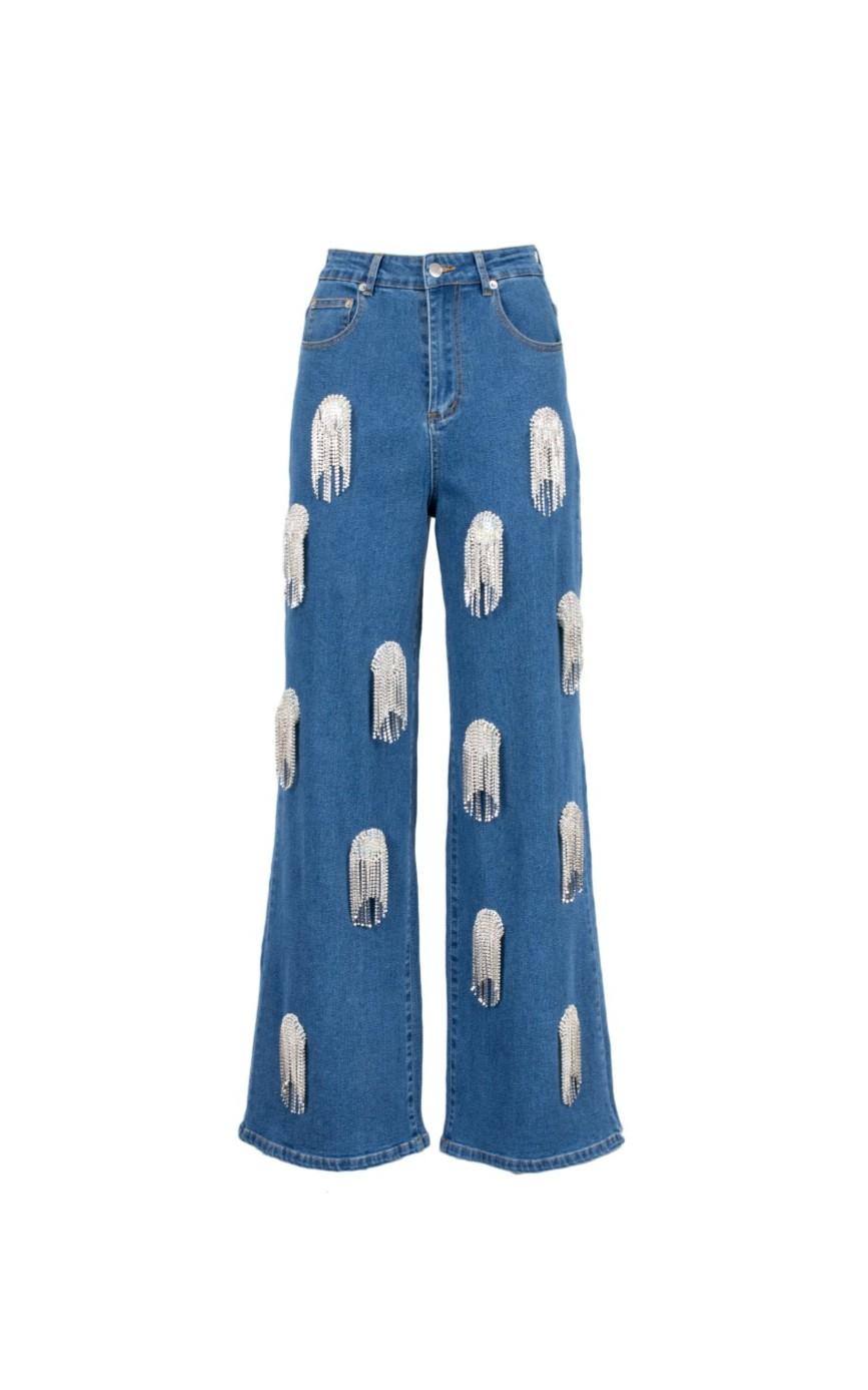 jeans denim con strass ASCIANO 100W5C9 DENIM ODI' ODI' 