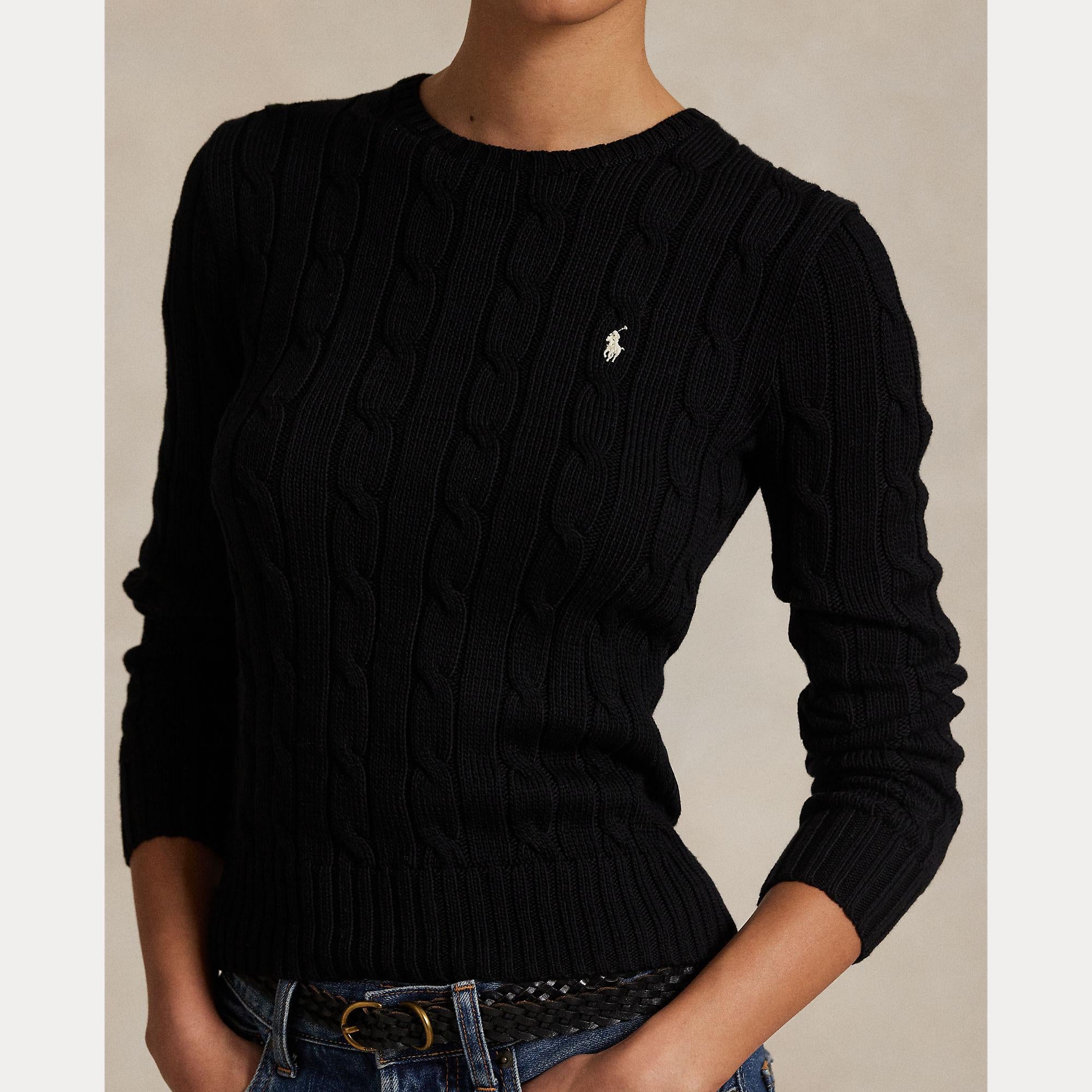 maglia girocollo a trecce 211-971869 006 RALPH LAUREN POLO 