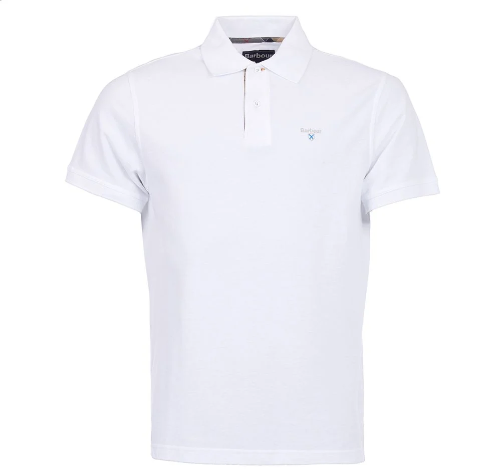 Polo con logo ricamato MML0012 WH11 BARBOUR 