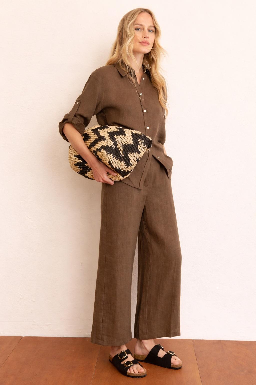 pantalone in lino EMMCLAVA 005 EMME MARELLA 