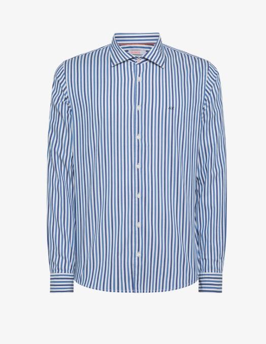 camicia stripe fluo S34102 0758 SUN68 