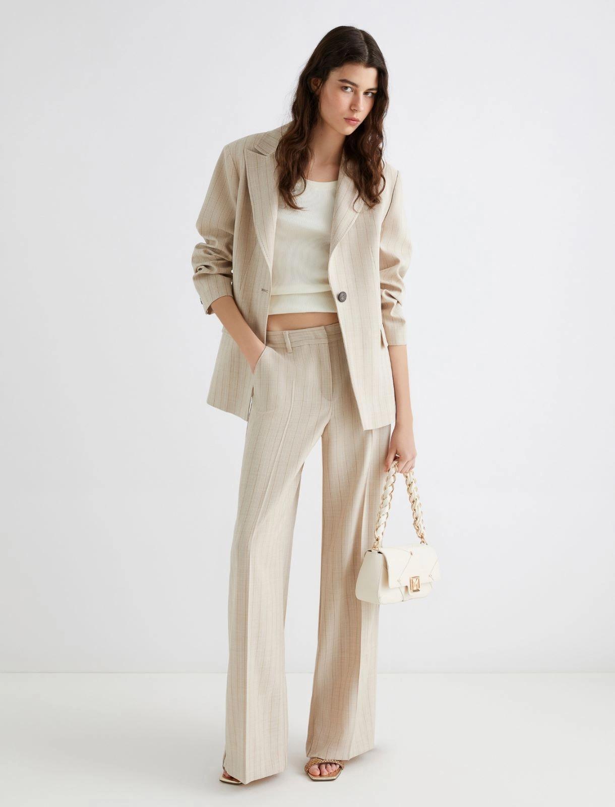 pantalone in morbid melange SKIPPER 001 MARella 