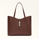 FURLA borsa shopping goccia Cioccolato