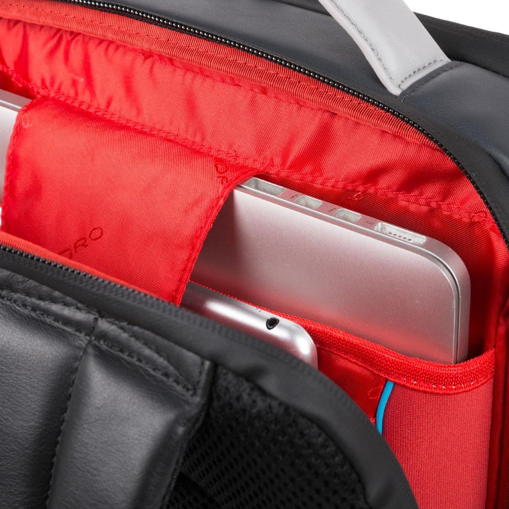 zaino con cavo antifurto CA4818UB00 GRN PIQUADRO 