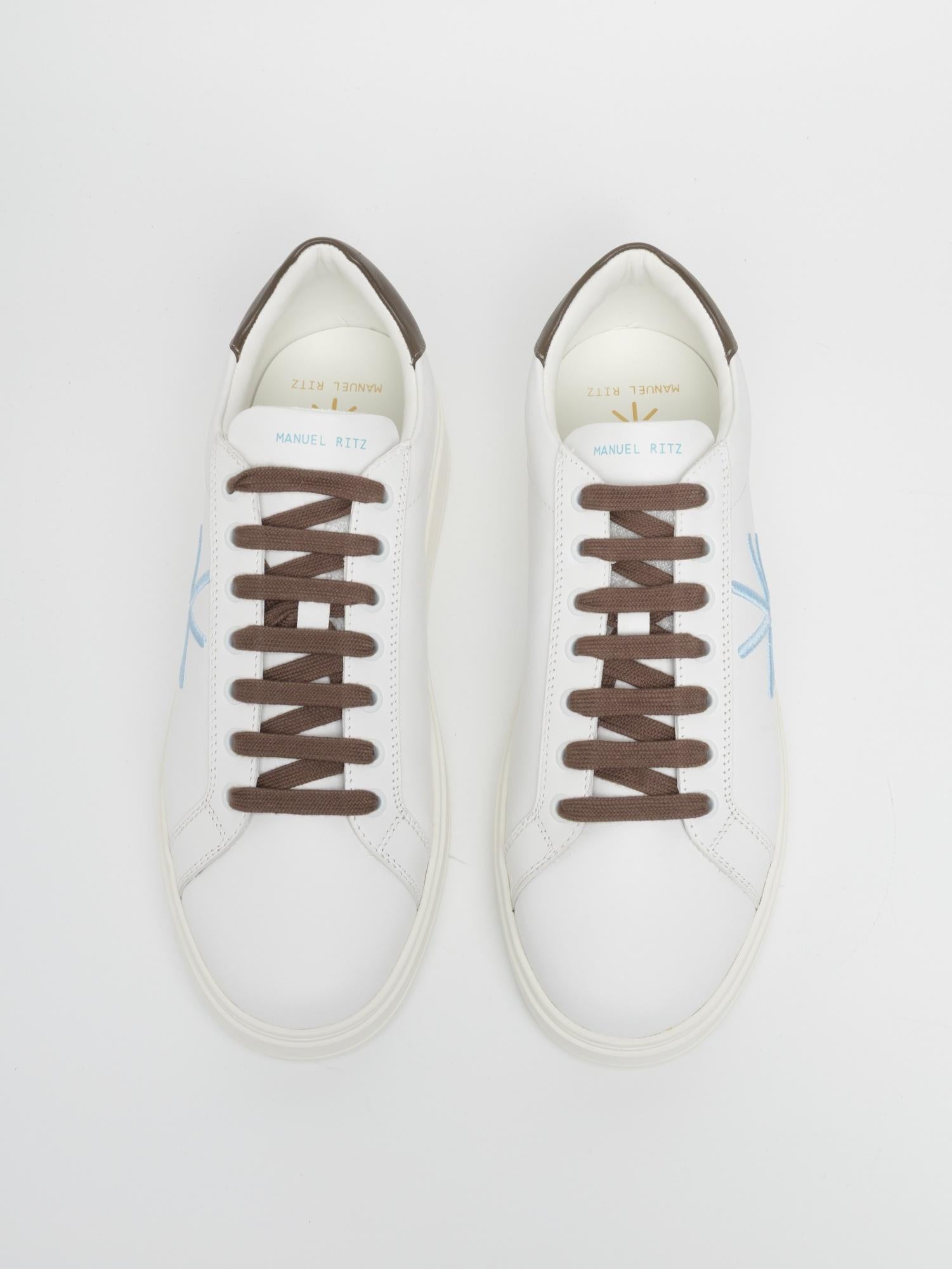 sneakers in pelle logata 4032Q512 263440 29 MANUEL RITZ 