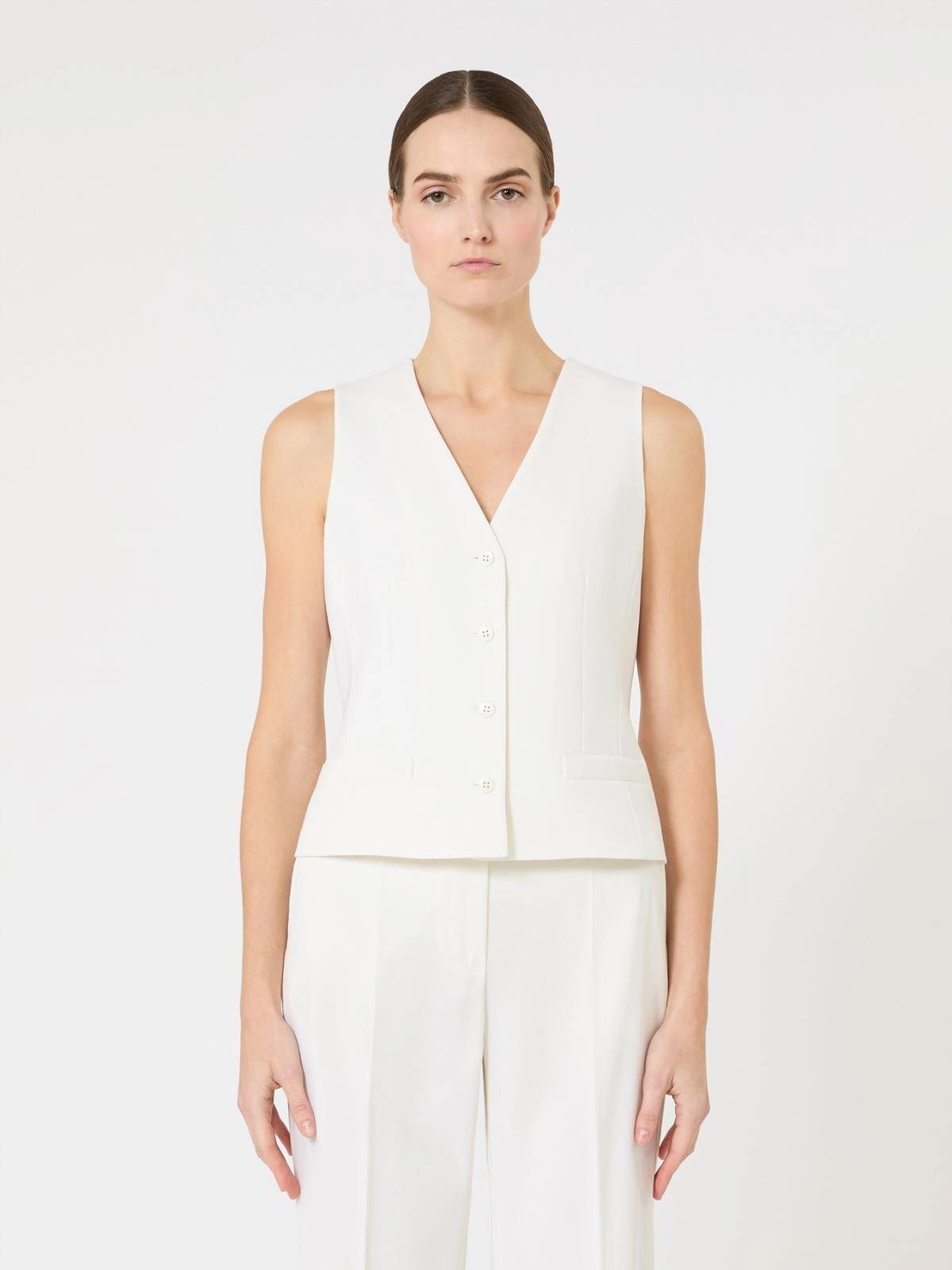 gilet in crèpe di lana MSTMADIA 010 MAXMARA STUDIO 