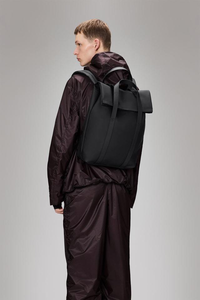 2 way tote backpack 12940 BLACK RAINS 