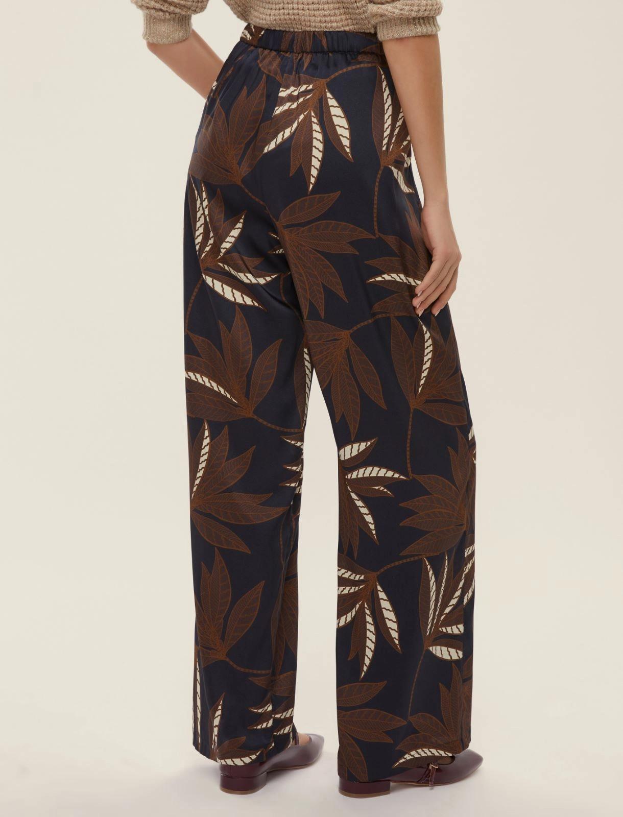 pantalone fantasia foglie VANDEA 010 EMME MARELLA 