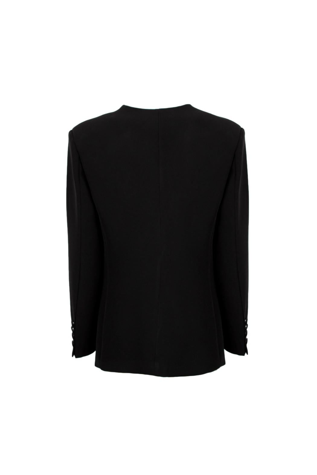 blazer monopetto con applicazione CASALINA 400W5D6 NERO ODI' ODI' 