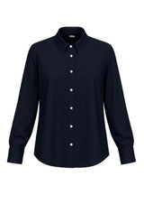 EMME MARELLA camicia in raso leggero Blu