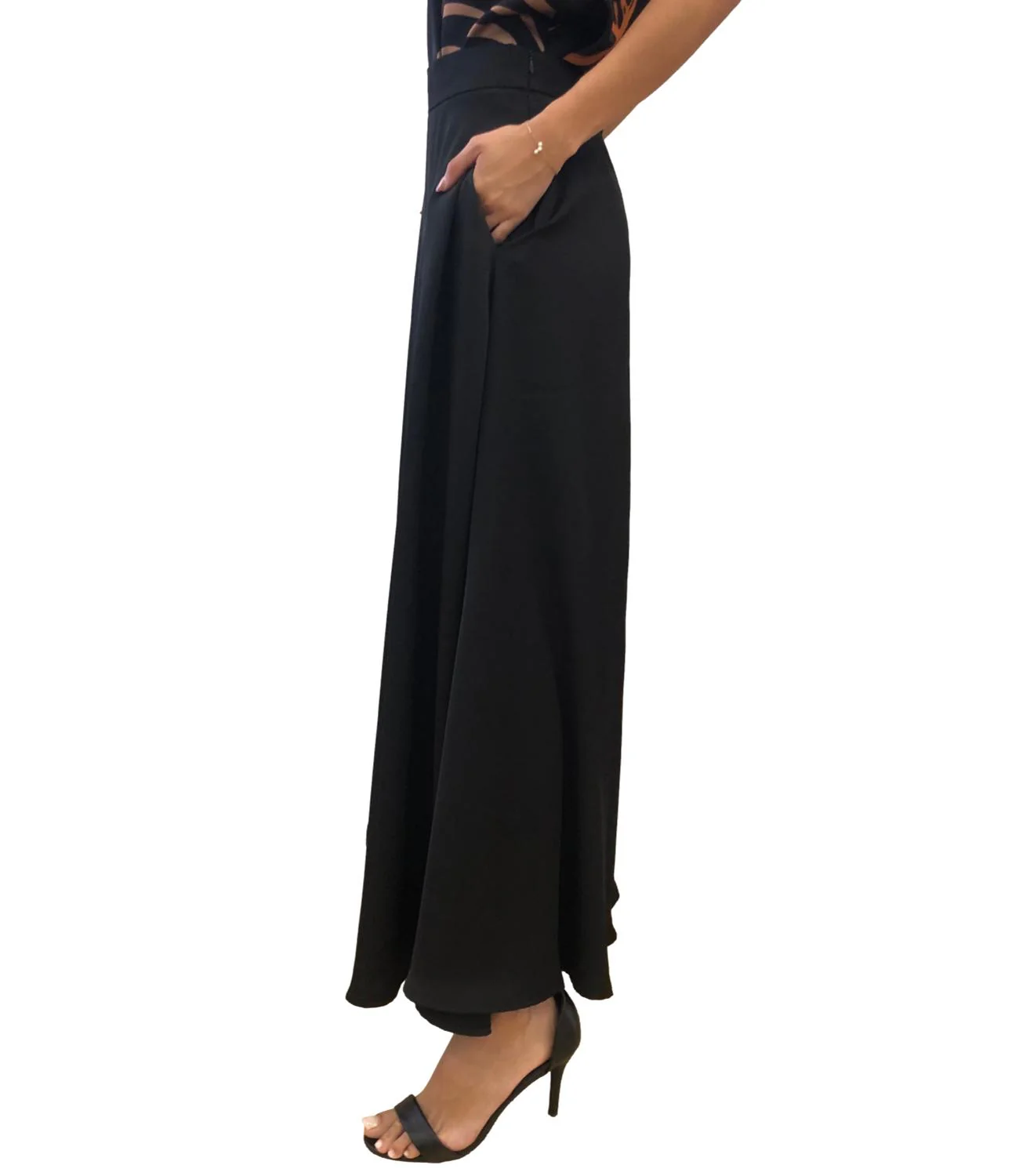 Gonna lunga P124FS162 BLACK ANONYME 