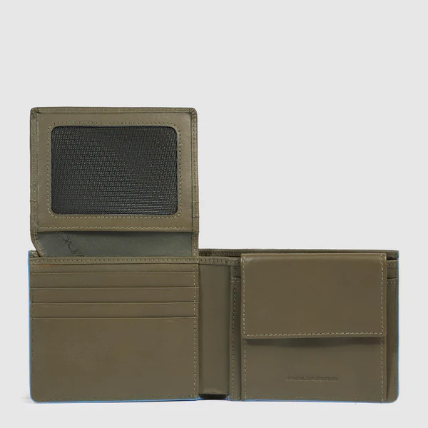 Portafoglio con volantino PU4518S138R VE PIQUADRO 