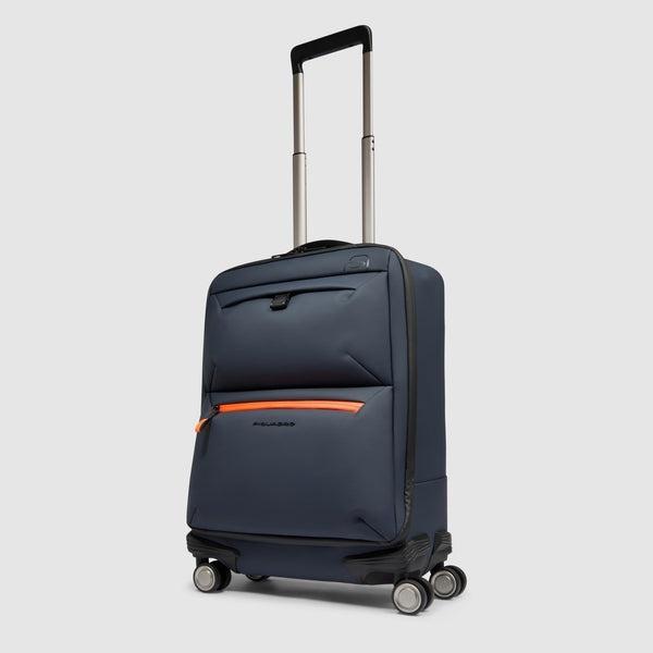 Trolley cabina gommato BV6377C2OW BLU PIQUADRO 