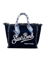 MC2 SAINT BARTH Borsa Vanity foulard Blu