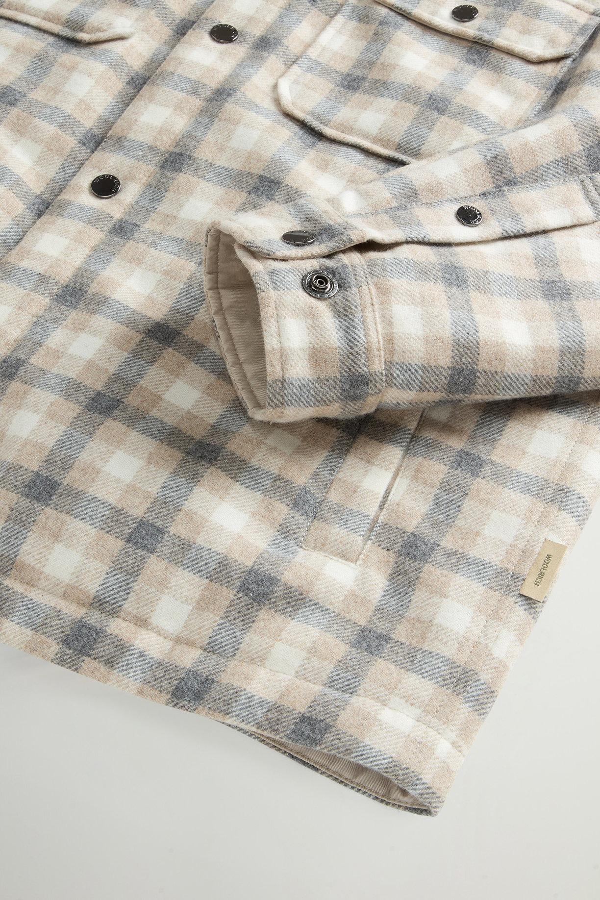giacca a camicia alaskan check CFWOOS2018MRUT3046 8918 WOOLRICH 