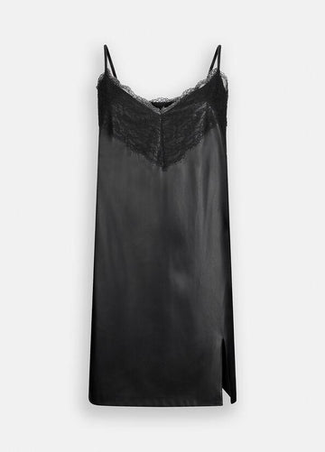 abito con pizzo CF5380E0624 22222 LIU JO BLACK 