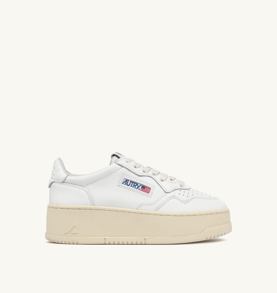 sneakers medalist platform PTLWLL15 WHITE AUTRY 