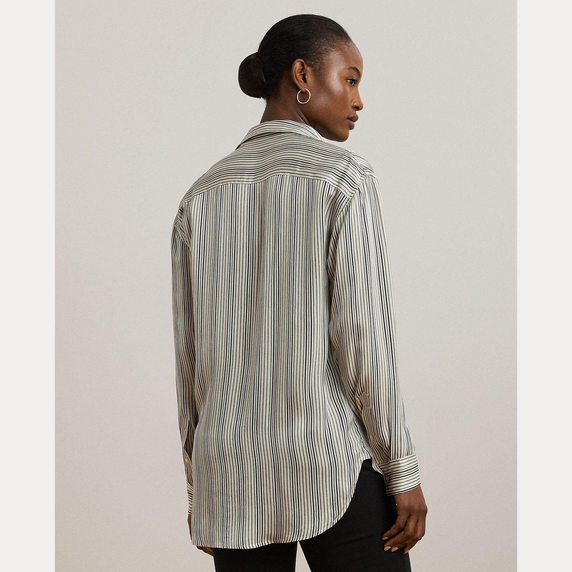 camicia in raso a righe 200-970812001 LAUREN RALPH LAUREN
