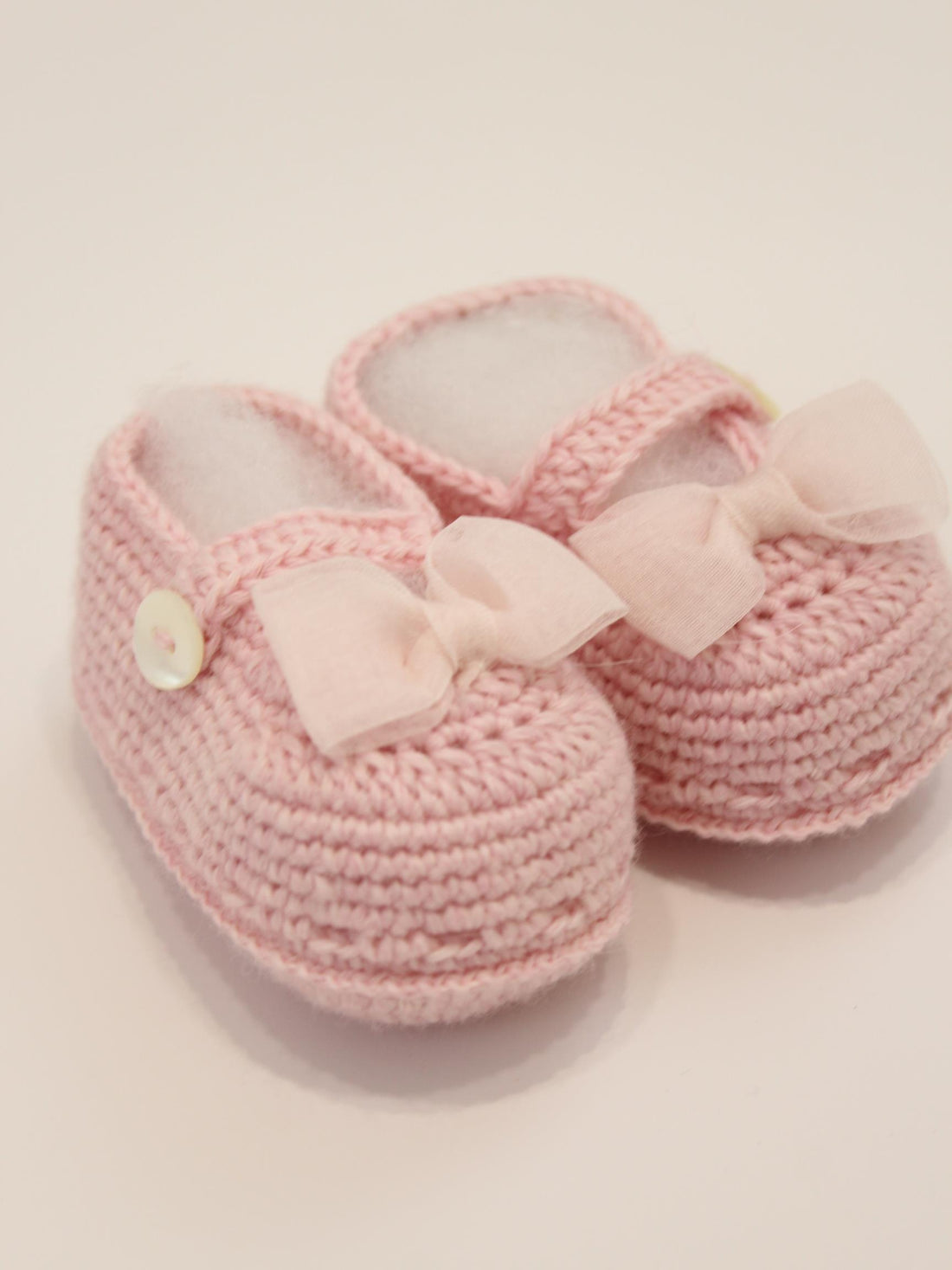 scarpina nascita in lana DIAMANTE SCARPINA UNI PICCOLA GIUGGIOLA 