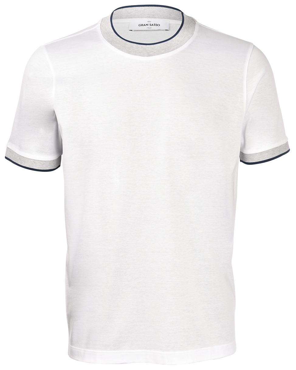 t-shirt in filo di scozia 60132 74017 001 GRAN SASSO 