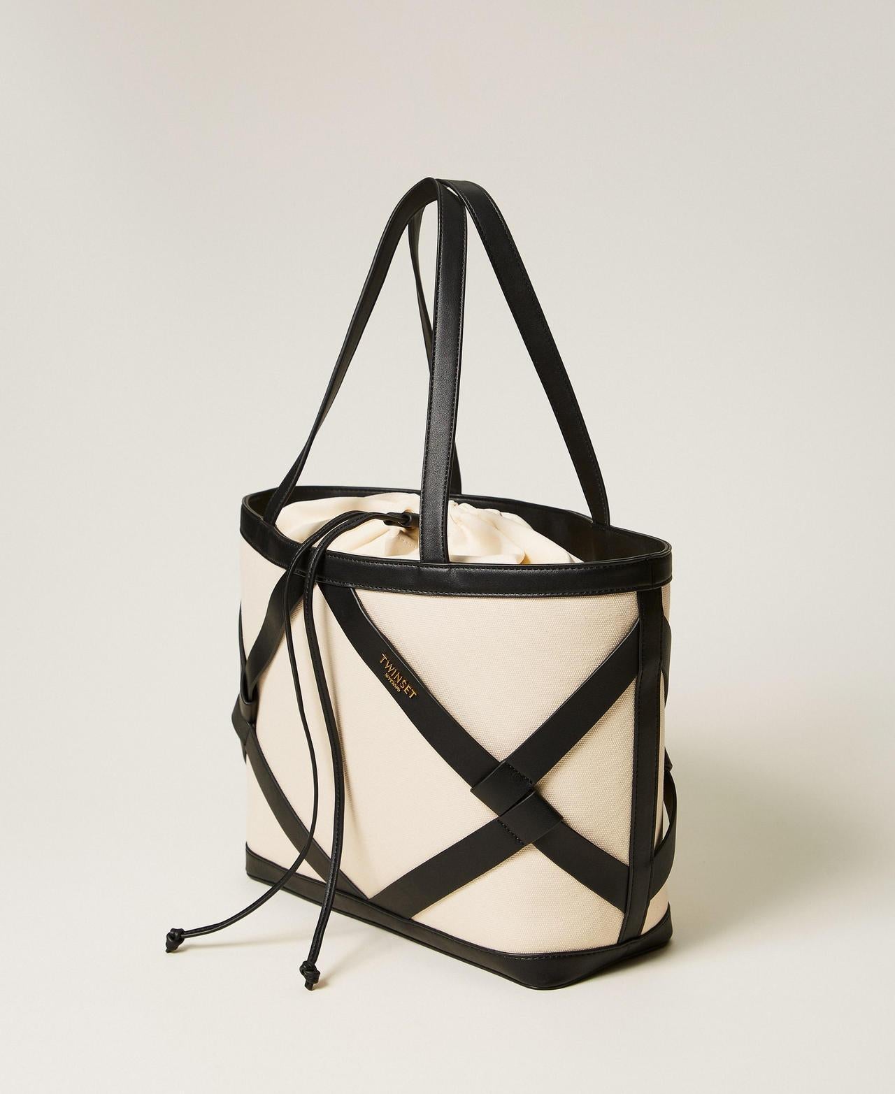 borsa shopper in canvas 261TB7271 02711 TWINSET 