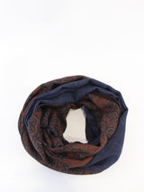 GIERRE MILANO sciarpa in lana made in italy Blu