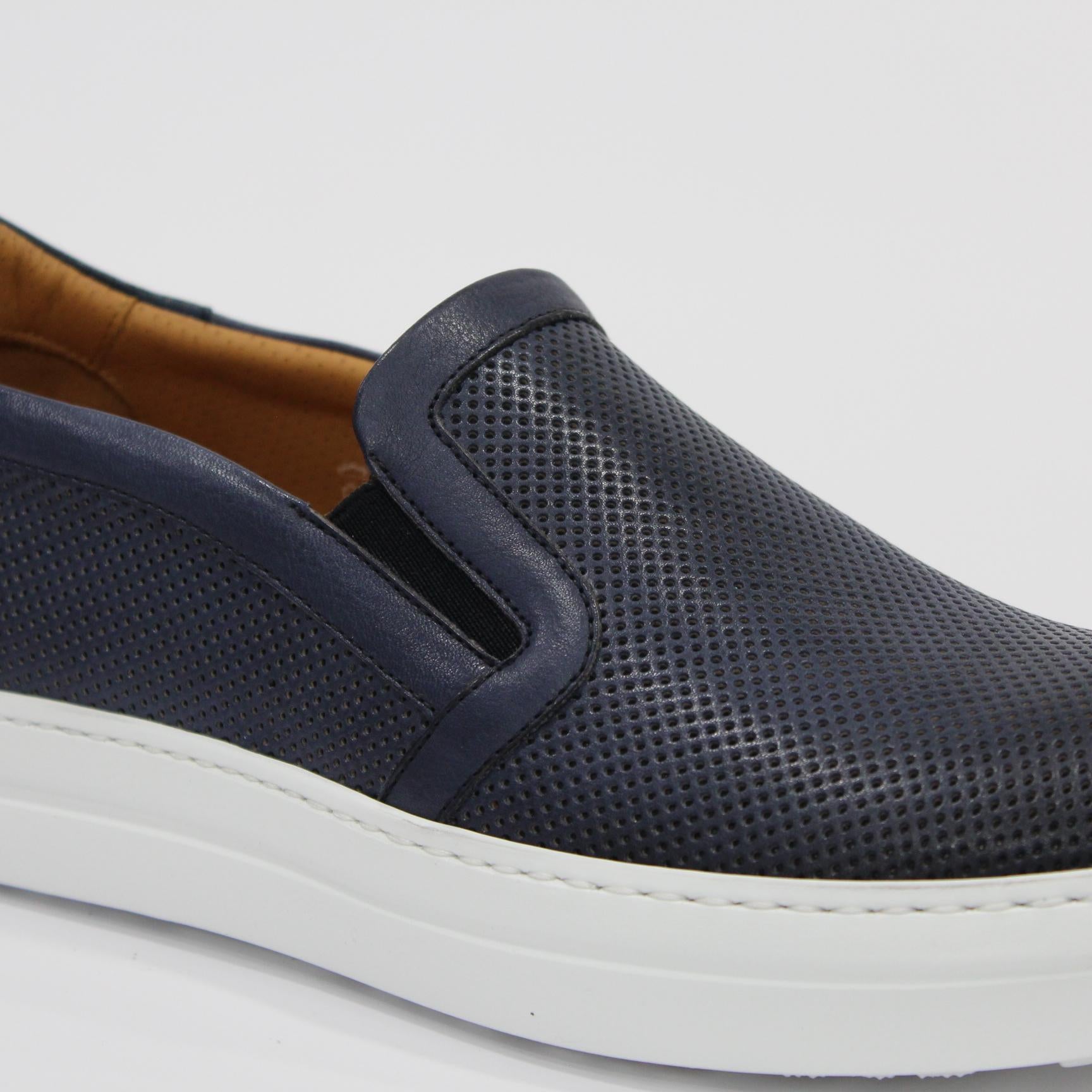 SLIP-ON IN PELLE 241 JEANS ROSSI 