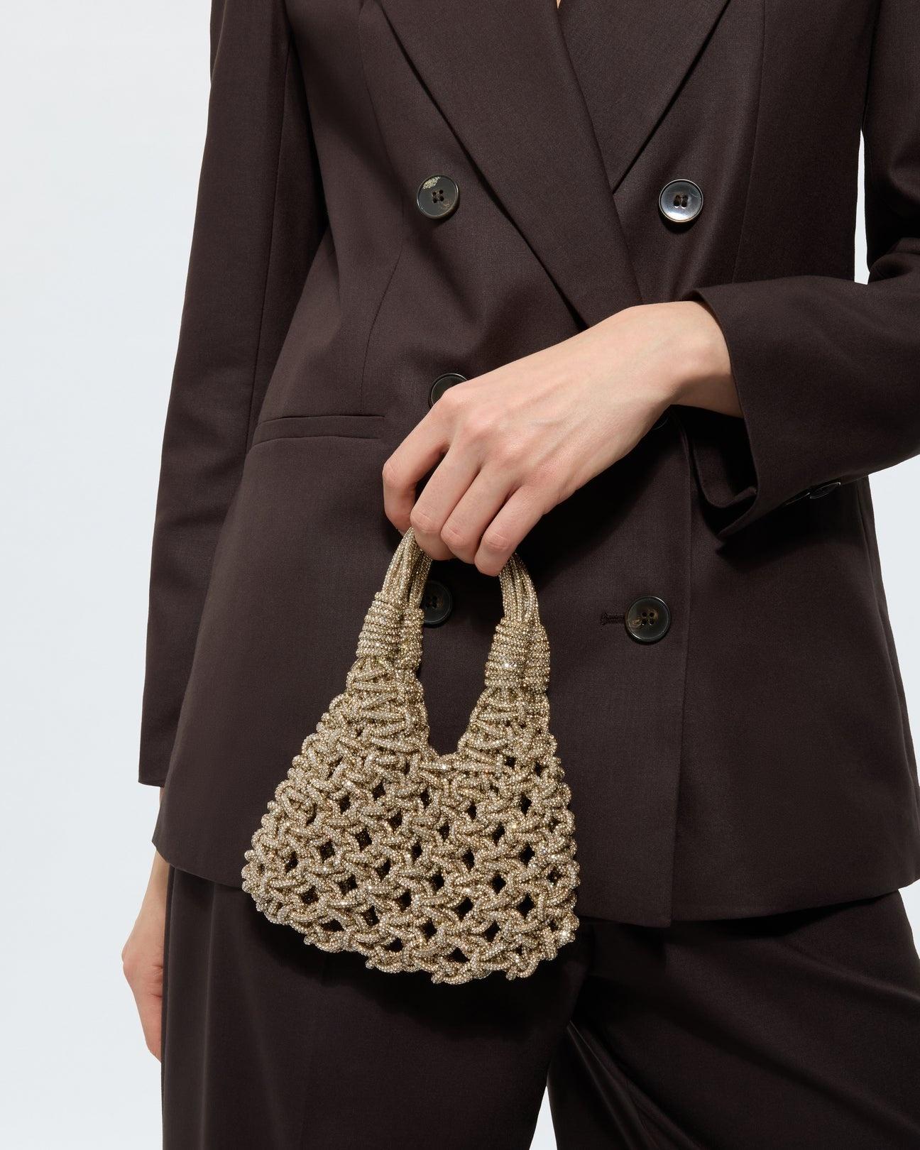 Borsa cristalli vannifique mini VANNIFIQUE MINI GOLDEN SHADOW HIBOURAMA 