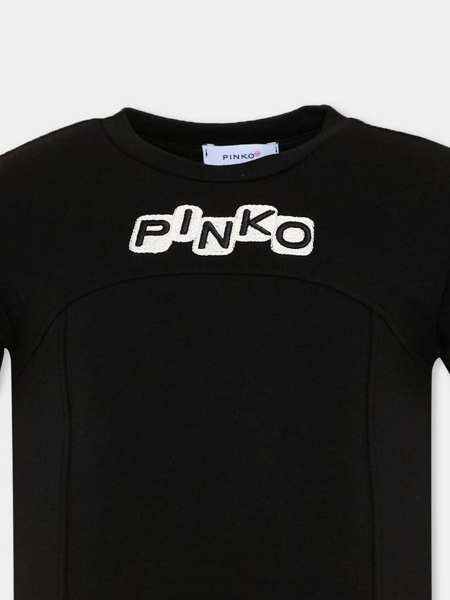 t-shirt con logo pinko KFTS038 JEO17 0989 PINKO 