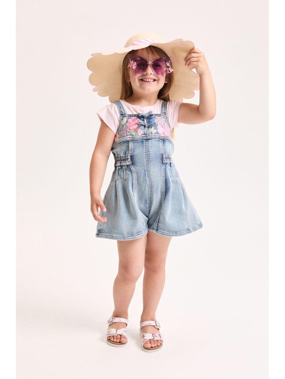 abitino in denim 19G200 7015 055B MONNALISA 