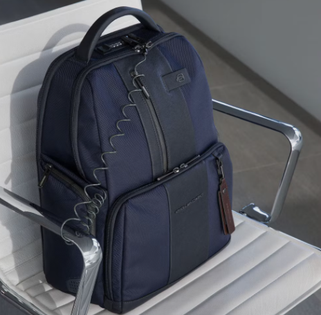 zaino bag motic in tessuto CA4439BR2BM BLU PIQUADRO 