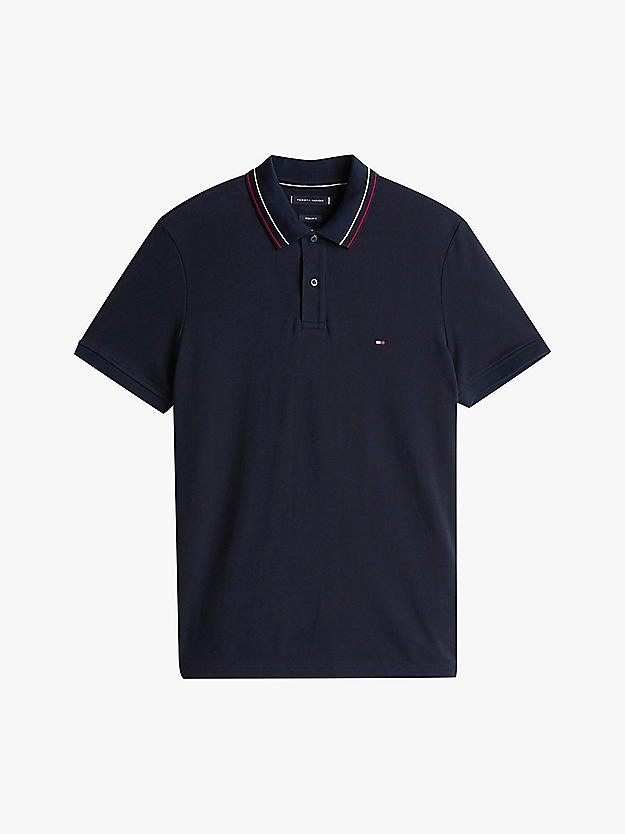 polo con contrasti regular fit MW0MW38459 DW5 TOMMY HILFIGER 