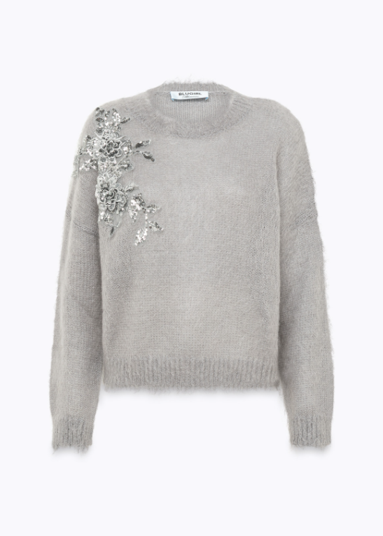 maglione con applicazioni RF5082MS037 63917 Blugirl 