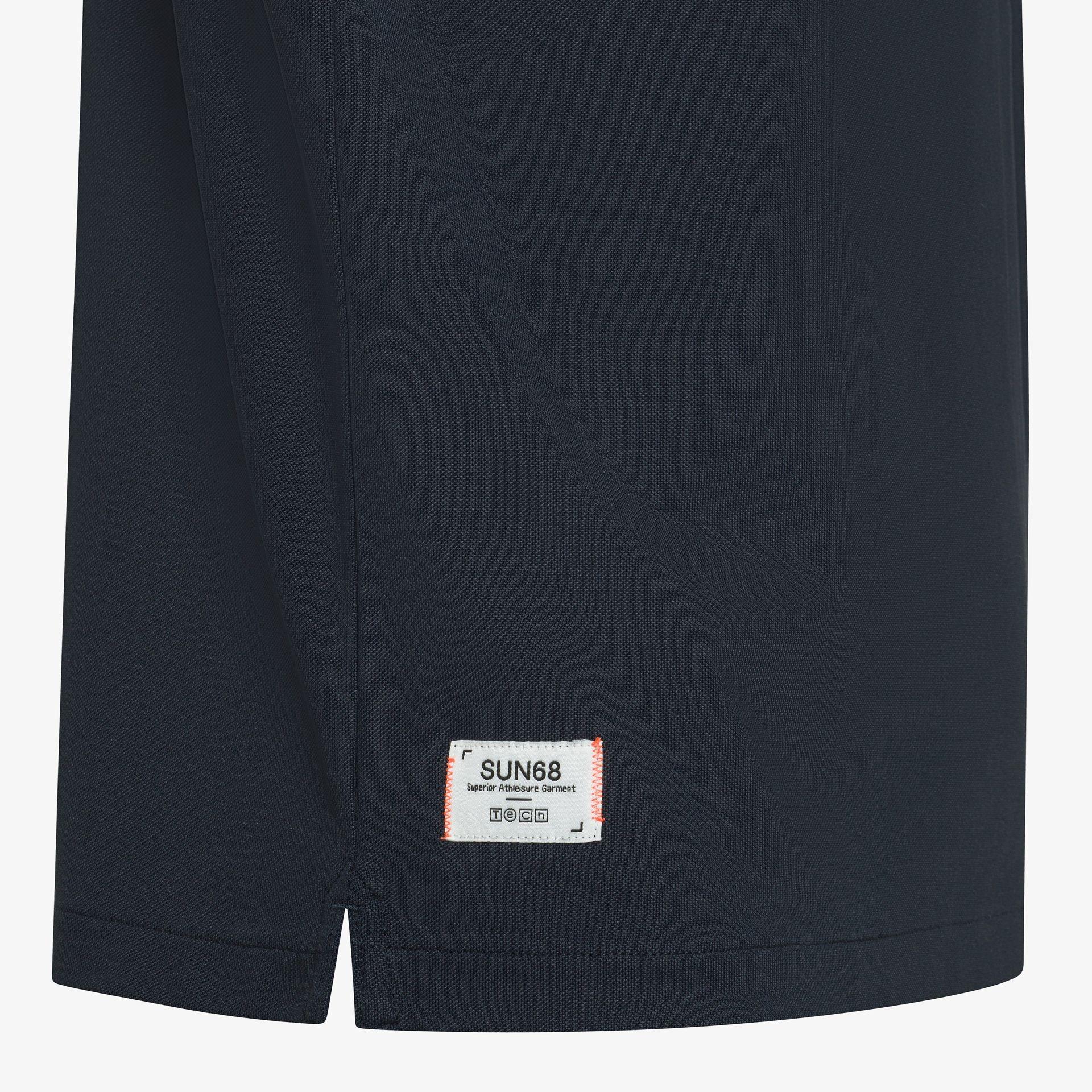 polo piquet tech A36143 NAVY BLUE SUN68 