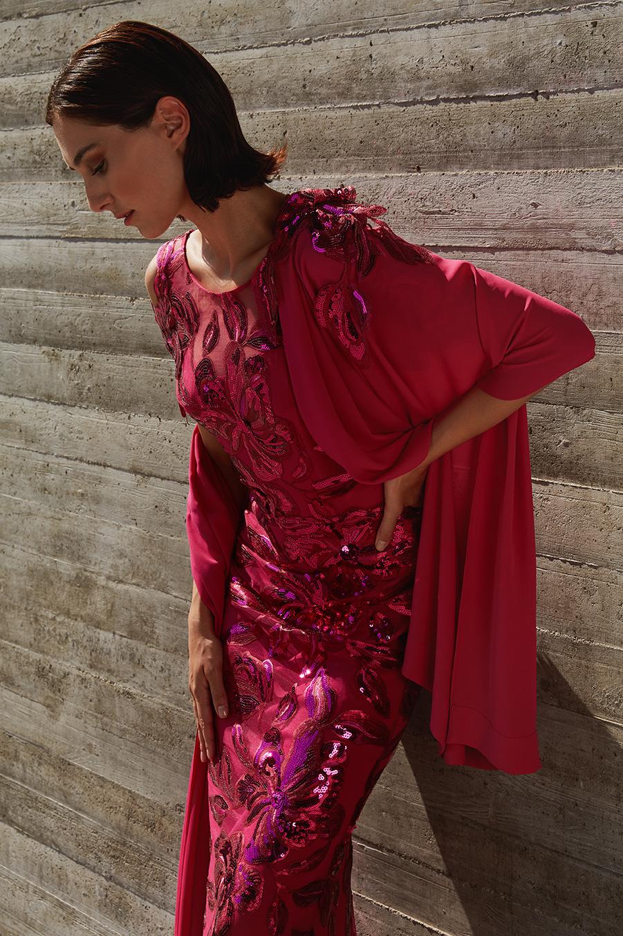 abito cerimonia maestri 4942 FUCHSIA MAESTRI 