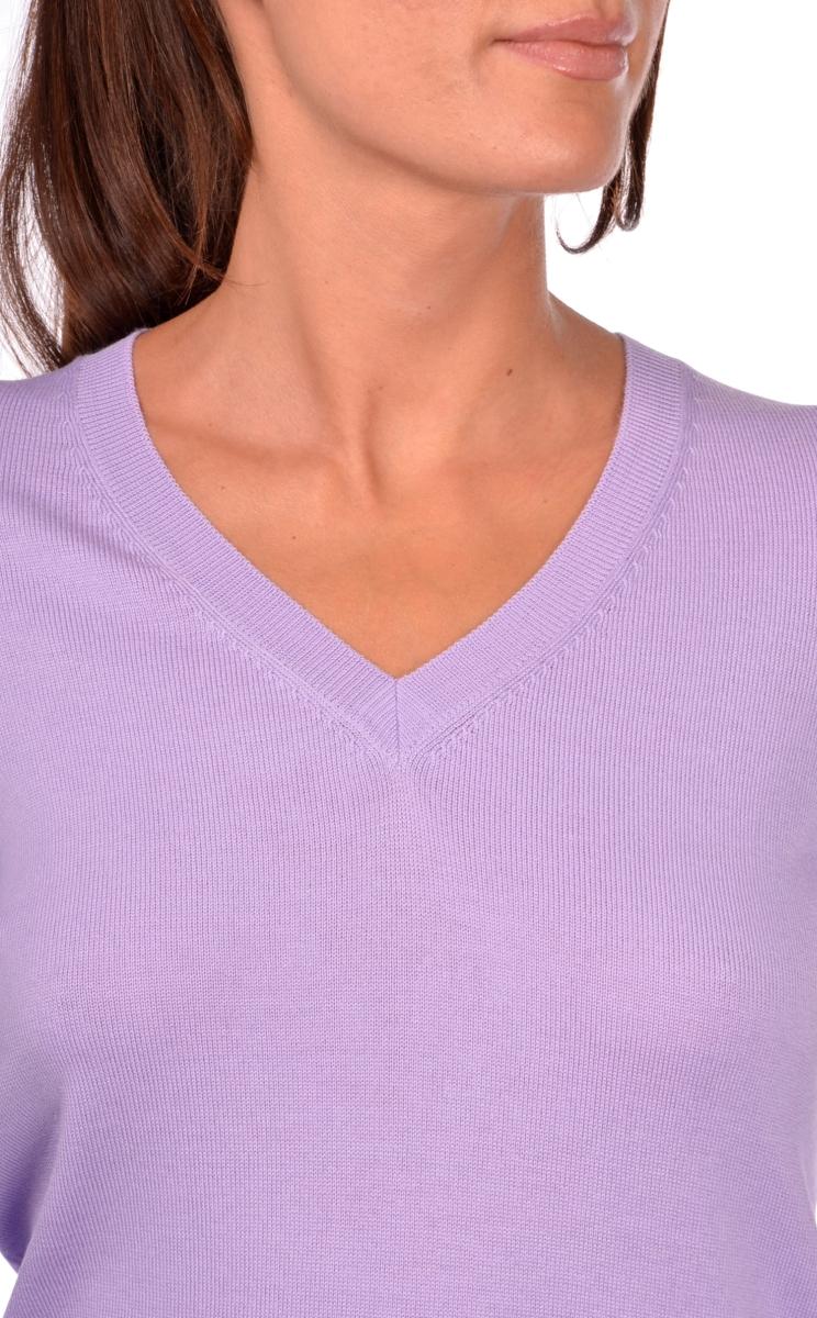 maglia in lana scollo a V 43232 14730 707 GRAN SASSO 