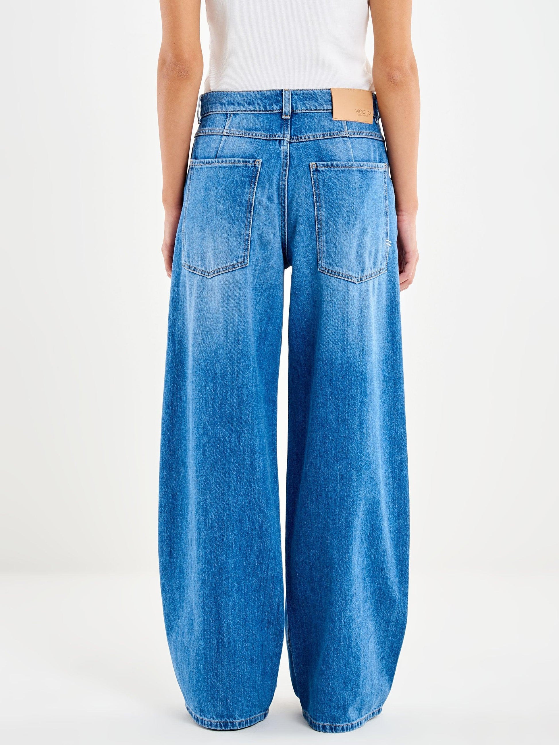 jeans mia baggy DAB5140 JEANS VICOLO 