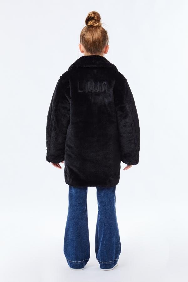 giaccone in pelliccia sintetica GF5096E1034 22222 LIU JO JUNIOR 