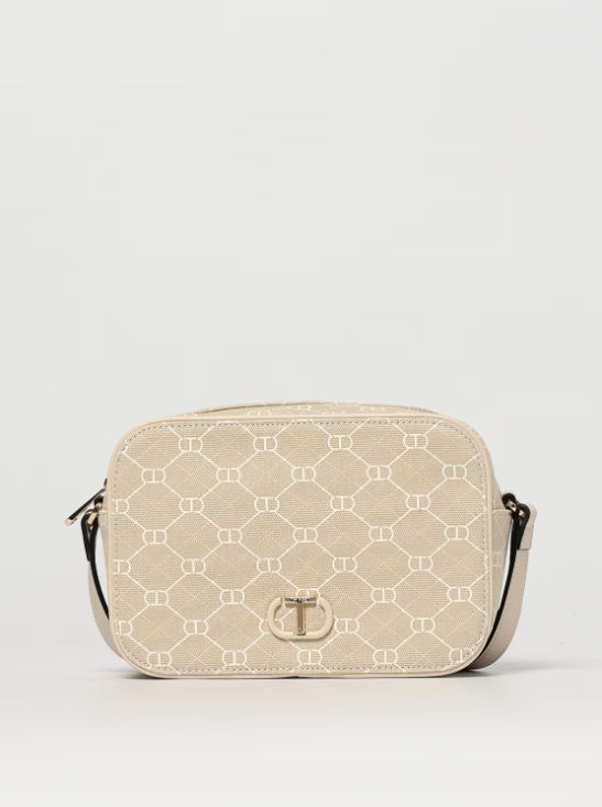 borsa in ecopelle e tessuto 251TD8284 12407 TWINSET 