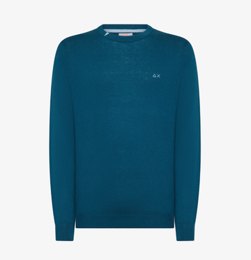 maglione logato round solid K44101 83 SUN68 