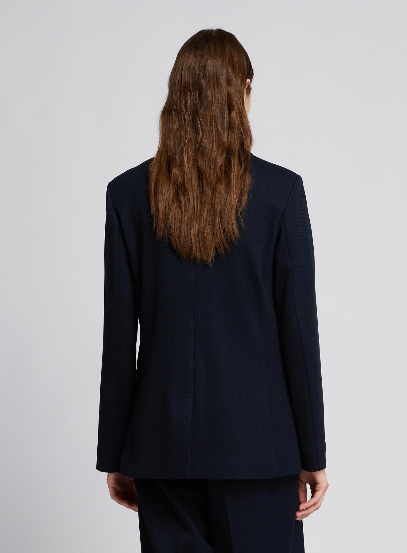 Blazer in jersey piquet di cotone MMLROTONDO 002 MM 