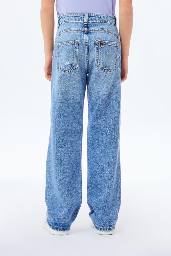 jeans con rotture GF5125D4518 77779 LIU JO JUNIOR 
