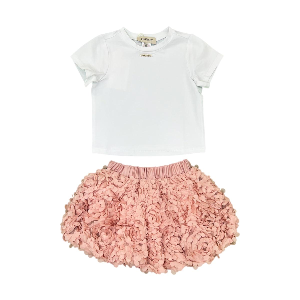 completo con gonna applicazioni 261GB2100 13233 TWINSET GIRL 