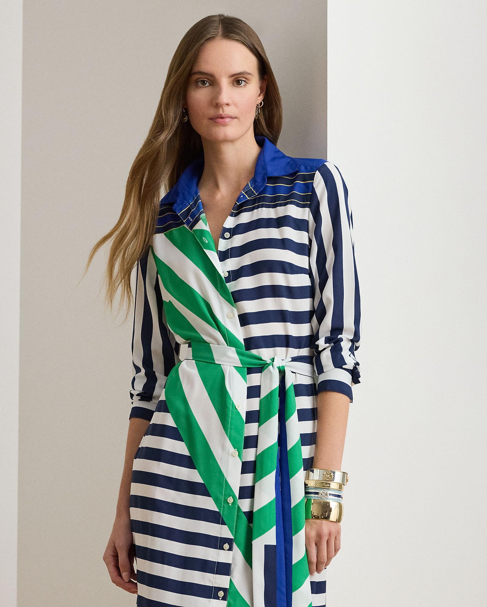 abito a camicia a righe 200-P03700 001 LAUREN RALPH LAUREN 