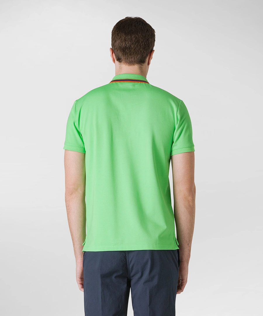 Polo con logo in contrasto multicolor PEU4699 99012184 681 PeUTEREY 